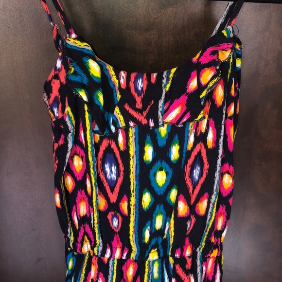 Colorful Patterned Romper - Picture 2 of 3